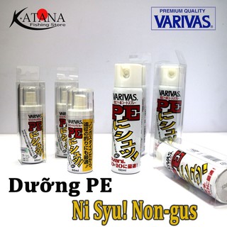 Chai dưỡng dây pe - varivas pe ni syu! non-gus -- mượt hơn, bền hơn