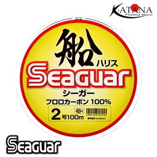 Dây Leader Seaguar Fune Harisu Fluorocarbon 100m - Made In Japan - Nhiếu Size