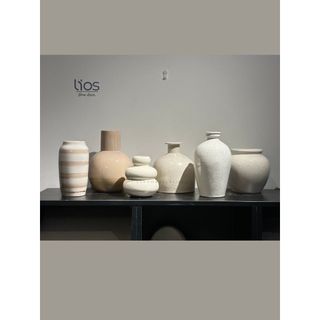 {Hiếm} Bình gốm Trang trí, cắm hoa, quà tặng men bóng hình dáng đẹp - Lios Home Decor