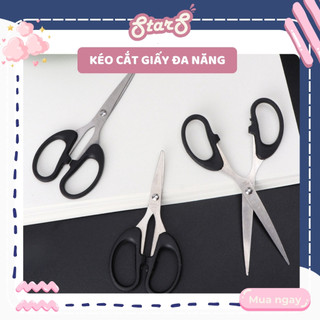 Kéo cắt mini văn phòng cắt giấy đa năng StarShanoi Kéo học sinh thủ công
