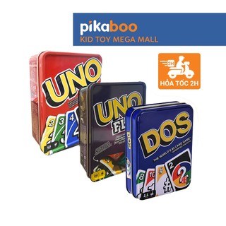 Combo bài Uno Flip mở rộng Pikaboo và Uno cơ bản 108 lá cao cấp giúp vui chơi giải trí và xả stress
