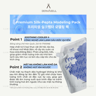 (Dermabell) Mặt nạ thạch peptide Premium Silk-Pepta Modeling Pack