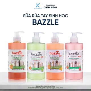 Sữa rửa tay sinh học Bazzle 500ml giúp ngăn ngừa vi khuẩn duy trì độ ẩm cho làn da mềm mại