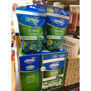 Tăm chỉ nha khoa Oral b Glide Scope Outlast Floss Picks Mint 150c/bịch
