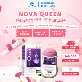 Dung Dịch Vệ Sinh Phụ Nữ Giúp Làm Sạch, Giảm Mùi Hôi, Kháng Khuẩn, Ngừa Viêm, Lọ 150ml - Nova Pharma