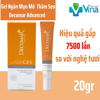 Gel chấm ngừa mụn và thâm Nano Decumar Advanced 20g