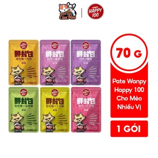 Pate wanpy happy100 - gói 70g cho mèo