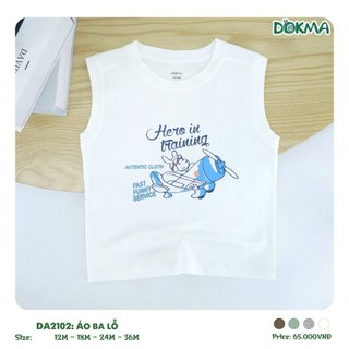 Áo ba lỗ bé trai Dokma