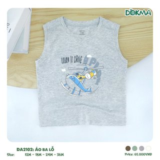 Áo ba lỗ bé trai Dokma