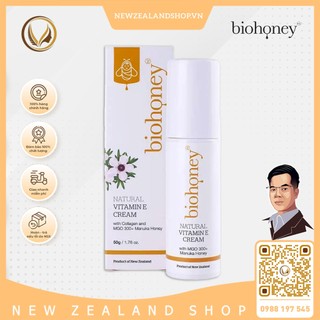 Kem bổ sung vitamin E Biohoney Natural Vitamin E Cream 50g