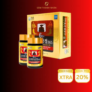 Cao hồng sâm hàn quốc 365 hộp 2 lọ x 240ml