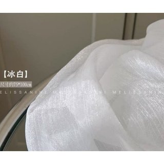 Vải voan lụa xước decor chụp ảnh nail