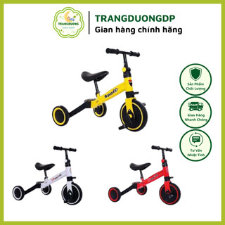 Xe 3 bánh gấp gọn làm xe chòi chân Cho bé