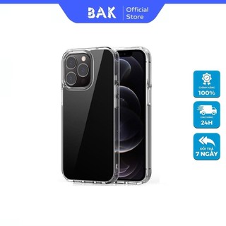 SU12-Ốp Silicon Trong Chống Xước Cho Các Dòng Máy IP Từ IP6 - 14 Pro Max Chính Hãng BAK