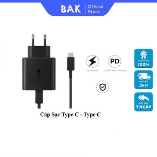 SU13-Bộ Sạc Samsung 45w kèm dây sạc samsung 45w Type C hàng Zin chính hãng BAK