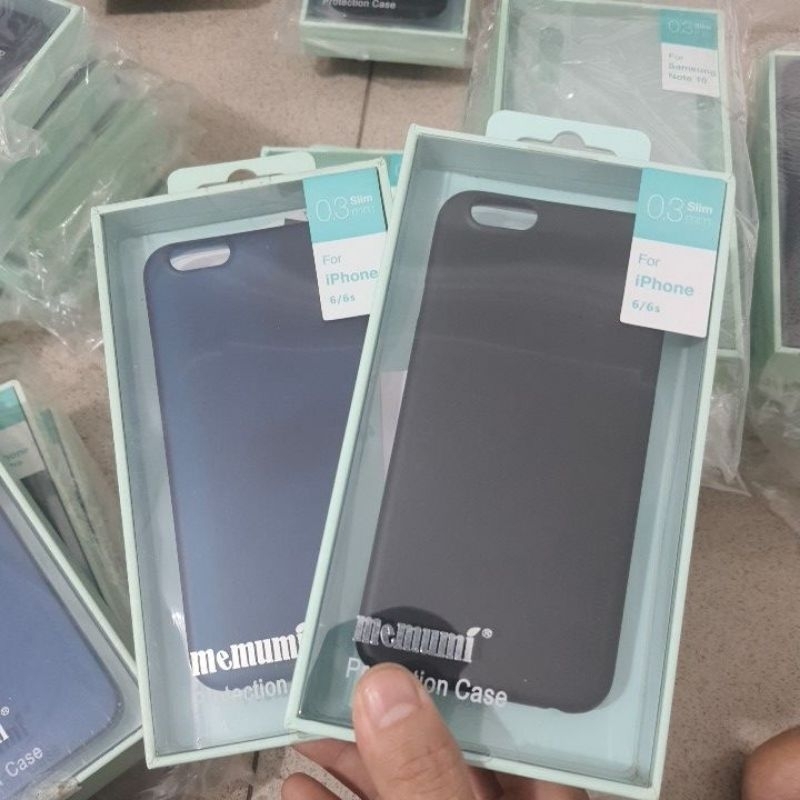 Ốp lưng lụa siêu mỏng iphone 6/6s chính hãng memumi