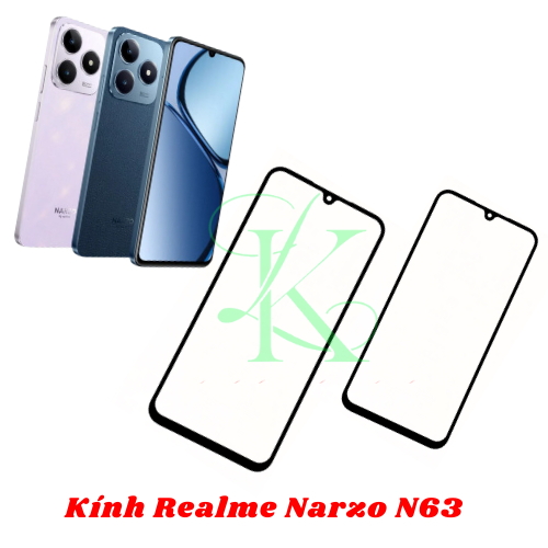 Kính ép trên màn hình dành cho Realme Narzo N63 , kính ép dành cho realme narzo n63