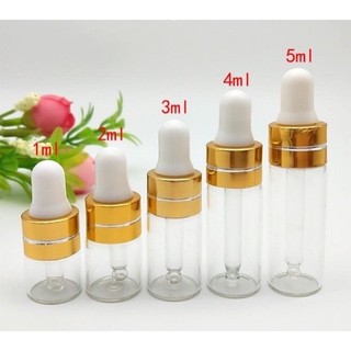Chai chiết serum thủy tinh, nhựa nhiều size chiết tinh dầu chuyên dụng DCPX