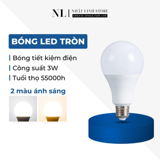 Bóng Đèn Led Tròn 3W E27 Trang Trí Nội Thất/Gương/Ngoài Trời Chống Nước, Tiết Kiệm Điện Năng