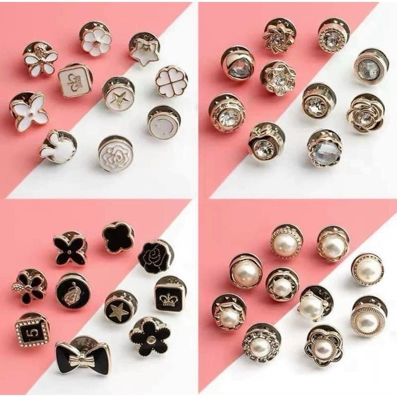 Set 10 cài áo mini