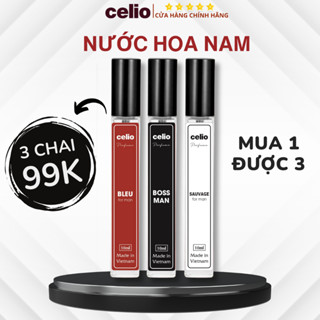 Nước Hoa Nam CELIO Bleu 10ml Nước Hoa Nam Tính, Lịch Lãm, Bí Ẩn, Phóng Khoáng Và Đầy Cuốn Hút
