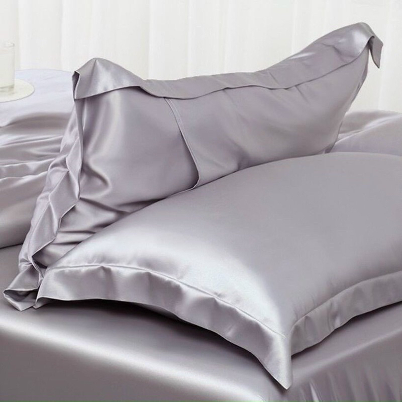 Vỏ gối đầu lụa tecel 45x65cm ,vỏ gối mềm mịn không nhăn