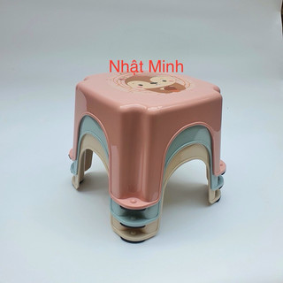 Ghế đẩu thấp ngồi nhà tắm No:2028 có chống trượt, Ghế đẩu xổm nhựa việt nhật