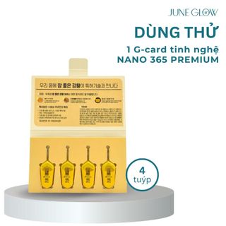 G-card tinh nghệ nano 365 premium - 4 tuýp - 3g/tuýp