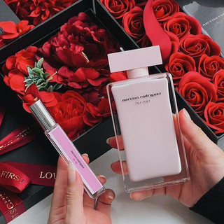Nước hoa nữ authentic 𝐍𝐚𝐫𝐜𝐢𝐬𝐨 𝐑𝐨𝐝𝐫𝐢𝐠𝐮𝐞𝐳 𝐟𝐨𝐫 𝐇𝐞𝐫 𝐄𝐚𝐮 𝐝𝐞 𝐏𝐚𝐫𝐟𝐮𝐦 nar hồng nhạt 100ml