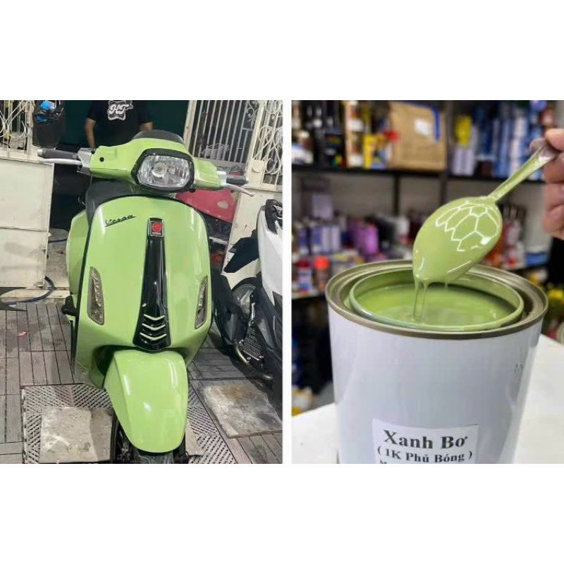 Sơn Xe Honda , Xe Máy - Oto ( Xanh Bơ ) 250ML