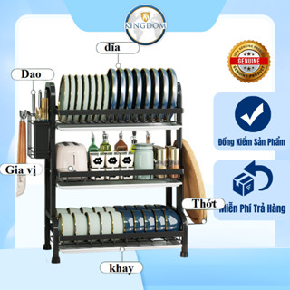 Kệ Úp Chén Bát Bằng Thép Không Rỉ, Trạn Bát Đĩa Sơn Tĩnh Điên Tiện Lợi