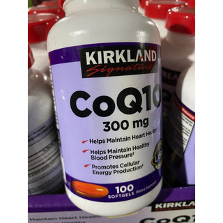 [Date 10/2025] Viên uống CoQ10 300mg Kirkland chai 100 viên
