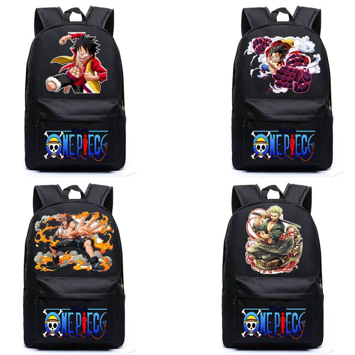 Balo one piece , cặp one piece luffy - balo học sinh tiểu học cấp 1