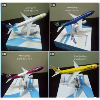 Máy bay mô hình tĩnh Nok Air B737 16cm