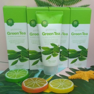 Sữa rửa mặt trà xanh Hàn Quốc cho da dầu mụn Pure mind Green Tea So Fresh Cleansing Foam 100ml