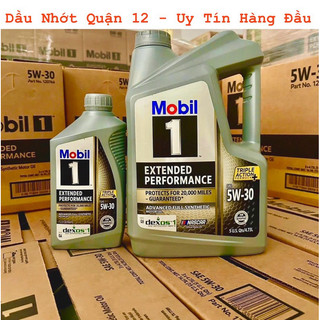 [ĐỌC KĨ BÀI] Nhớt Xe Tay Ga - Xe Hơi Cao Cấp Mobil 1 Extended Performance 5W-30 946ML Made in USA