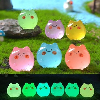  Combo 50 Túi Mù Dạ Quang Phát Sáng Chủ Đề Mèo Béo Tròn Cute 6 Màu 