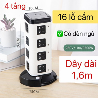 Ổ Điện USB Nhiều Tầng Đa Năng Thông Minh Chịu Tải Chống Giật Chống Nước Công Suất 2500w Lớn Cao Cấp