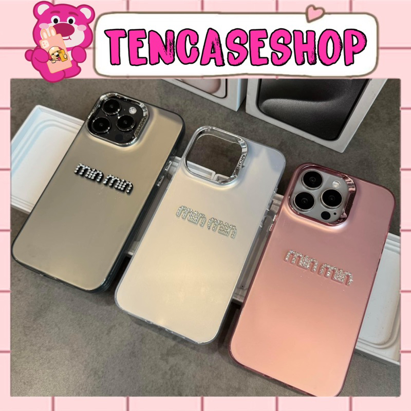 [ Hình thật - Có ip 16 ] Ốp Lưng Ip Titan nhám viền MORE kèm MIN MIN dành cho ip - TENCASESHOP [ 725 ] | BigBuy360 - bigbuy360.vn