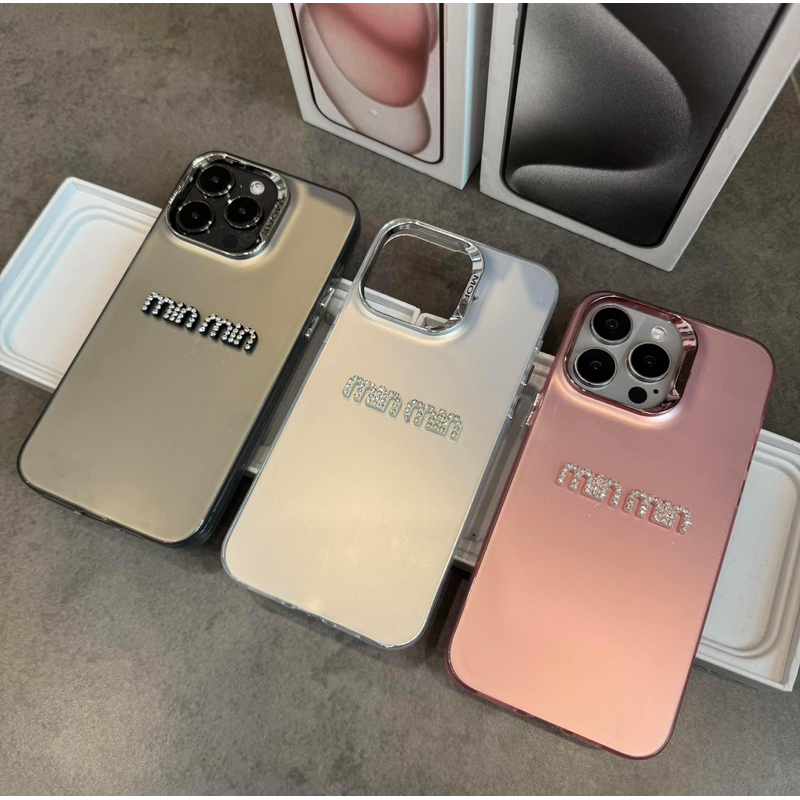 [ Hình thật - Có ip 16 ] Ốp Lưng Ip Titan nhám viền MORE kèm MIN MIN dành cho ip - TENCASESHOP [ 725 ] | BigBuy360 - bigbuy360.vn