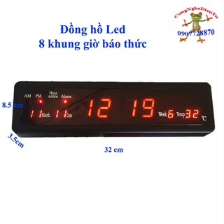 Đồng hồ để bàn led treo tường lịch vạn niên