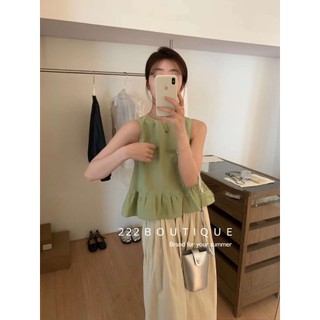 Áo lua xát nách peplum alive basic 50231
