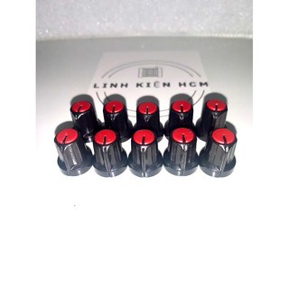 Núm volume nhựa chỉnh Amply (10 cái màu đỏ)
