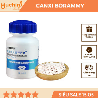  Canxi chó mèo BORAMMY vitamin cho mèo chó con cung cấp men tiêu hóa, dinh dưỡng phát triển toàn diện