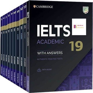 Sách ielts cambridge academic tuỳ chọn 1 đến 19 - ôn luyện thi ielts