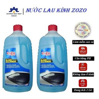 ⚡NGUYÊN LIỆU MỸ⚡Nước Rửa Kính, Nước Lau Kính Zozo từ Mỹ, cân bằng PH làm sạch kính dung tích 2 lít