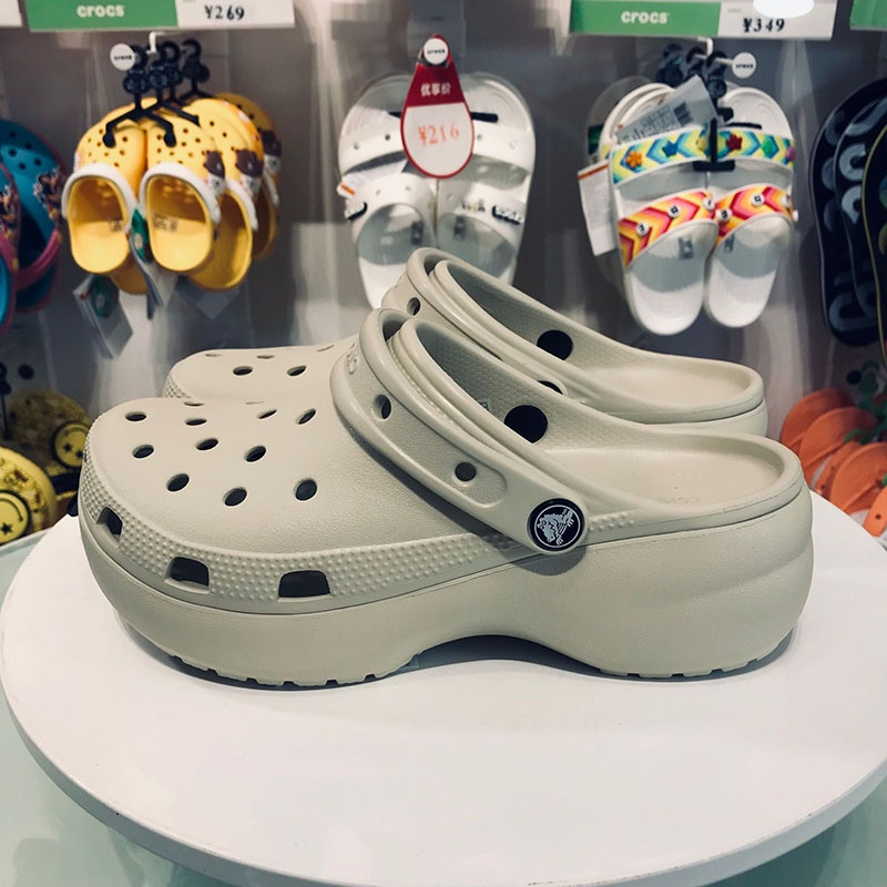 Giày nữ đế cao 5cm. Giày sục nữ Cross Classic Platform Clog