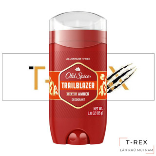 Lăn Khử Mùi Old Spice Red Collection Trailblazer Aluminum-Free 85Gr (Sáp Xanh)