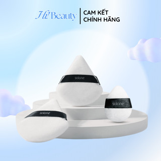 Bông Phấn SOLONE Bông Phấn Trang Điểm Phủ Phấn Mềm Mại Trên Da 2 Loại Lớn/Mini