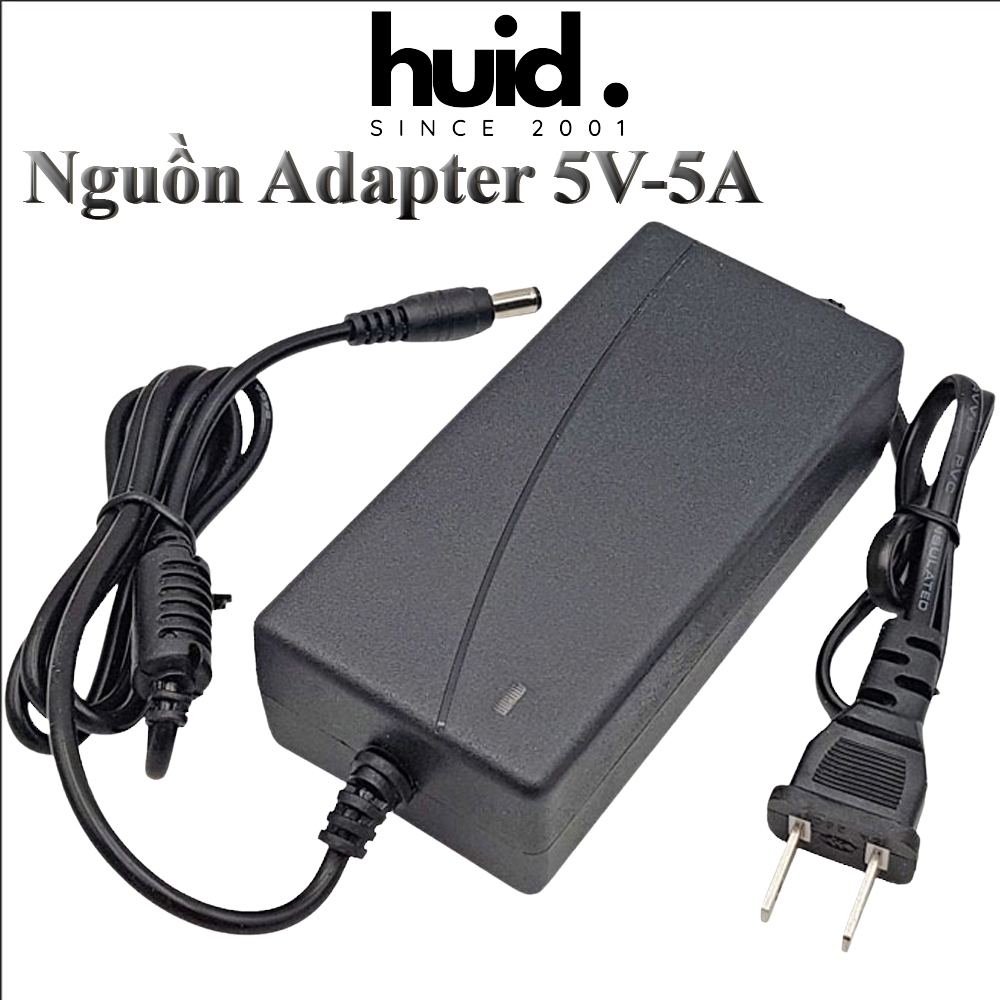 Adapter Nguồn 2 Đầu Dây 5V-5A